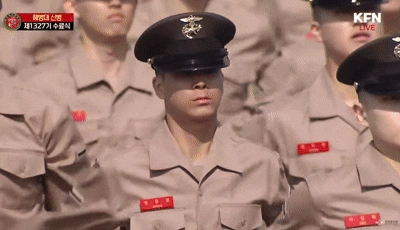 Trot Singer Jeong Dong Won Completes Marine Corps Training