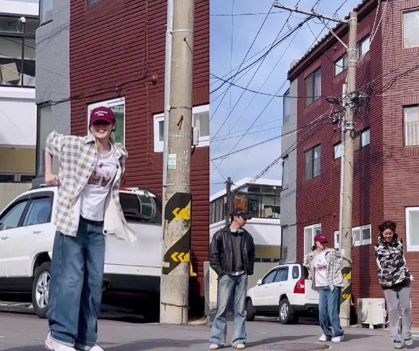 アイユー、テグンブインの女優たちとダンス