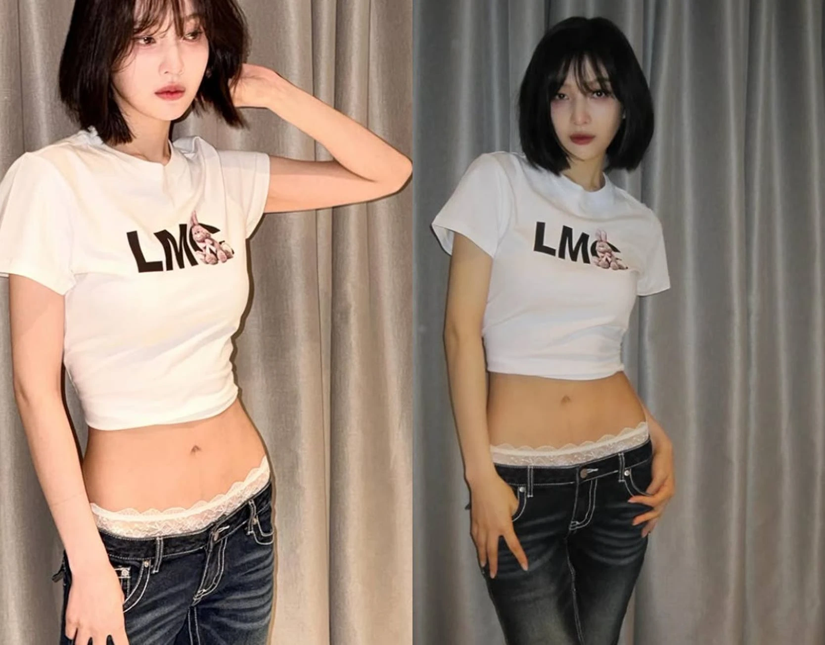 레드벨벳 조이 새깅 패션 눈길