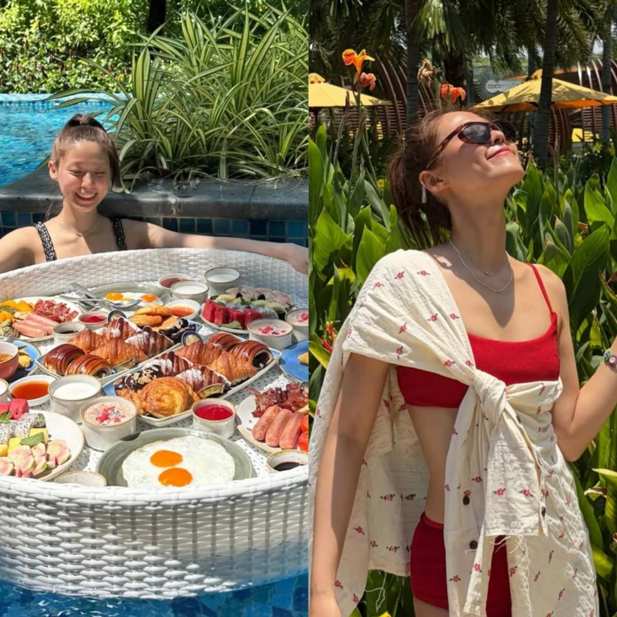 Seolhyun's Red Bikini Shows Off Healthy Vibe