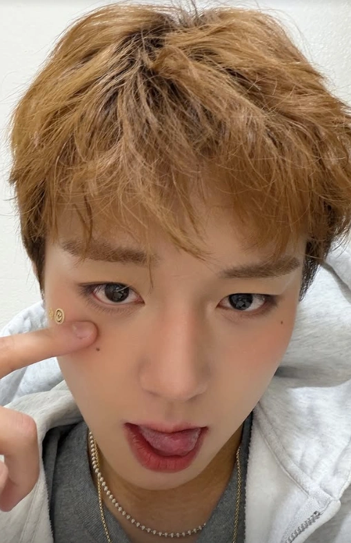 Park Jihoon Idol Makeup Selfie