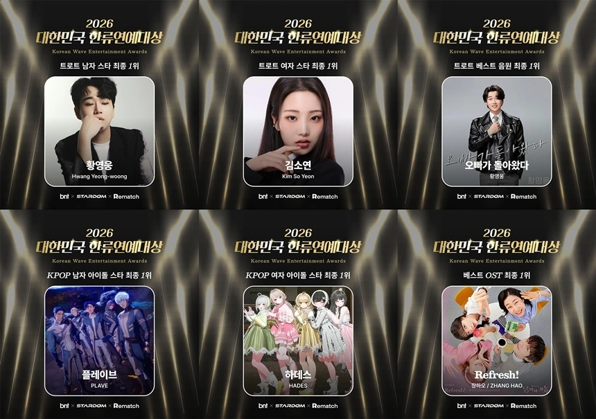 Hwang Young Woong Wins 2 Awards at Hallyu Entertainment Awards