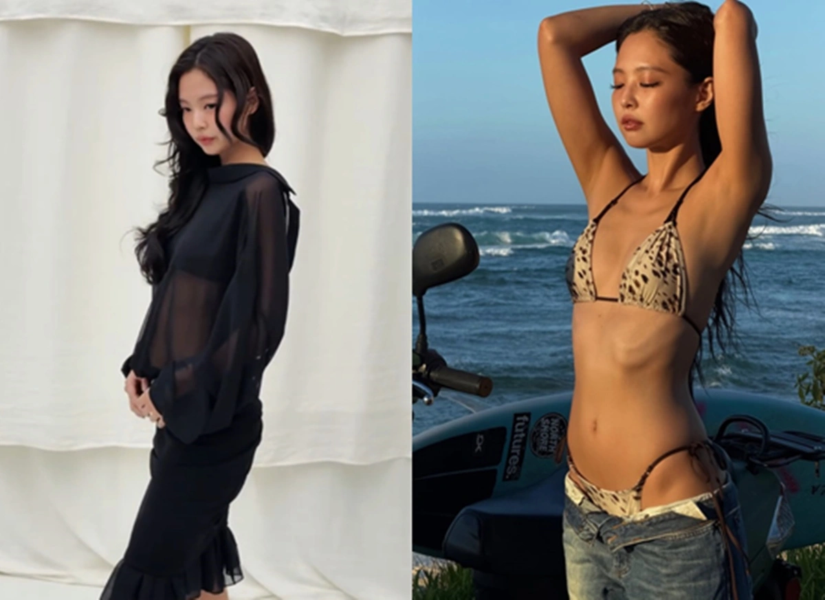 Jennie's Sheer Underboob Bikini Stuns Fans