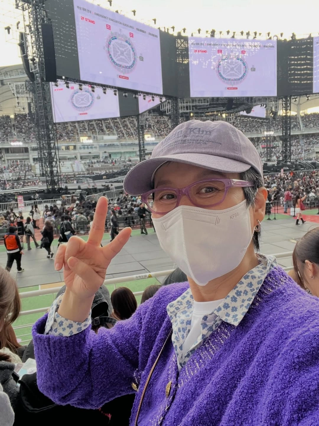 Jang Donggun & Ha Jiwon Spotted at BTS Concert