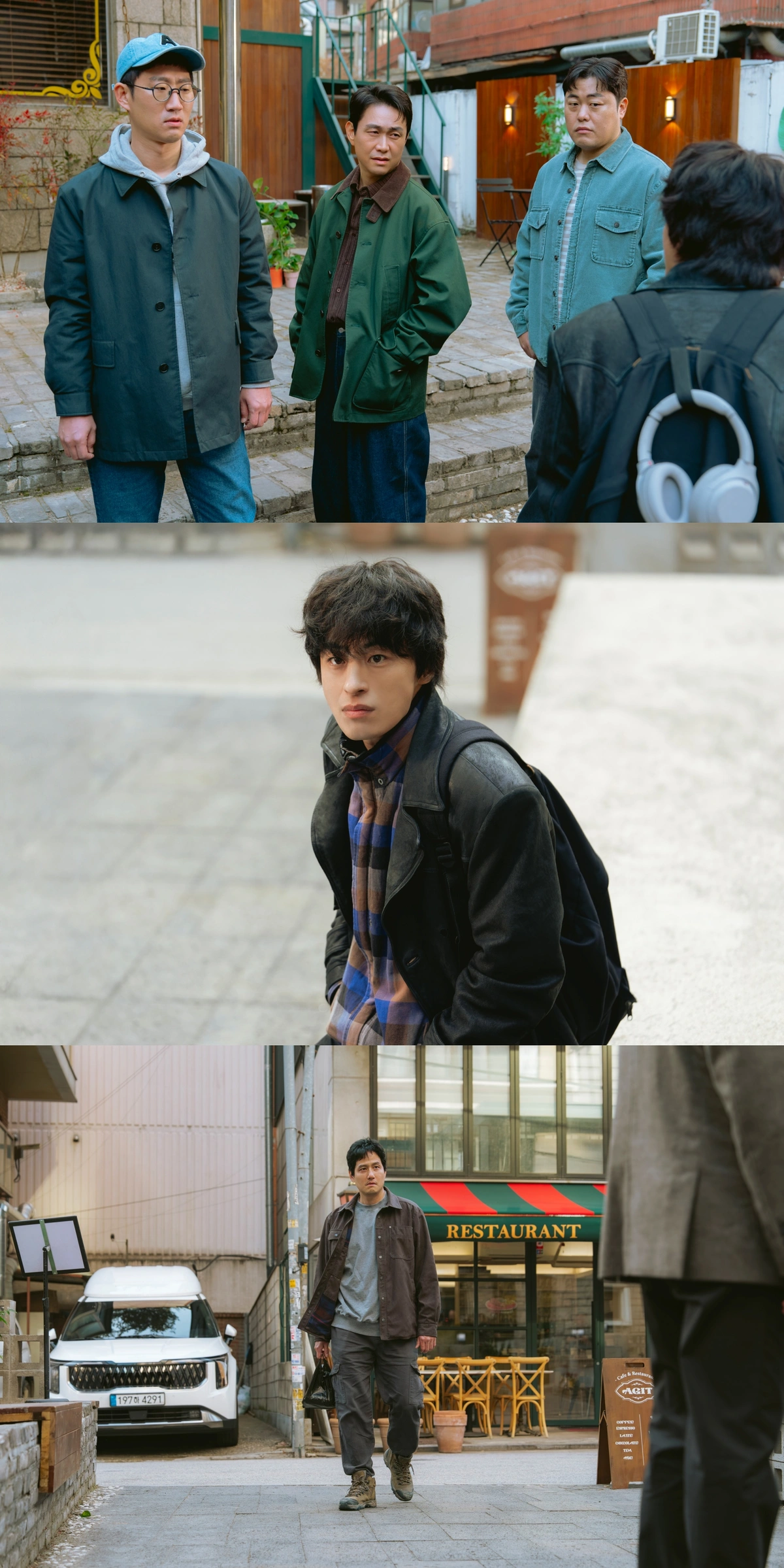 Korean Actors Oh Jungse, Koo Kyo Hwan, Park Hae Joon's Intense Stare-Down