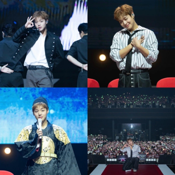 박지훈, 팬미팅 신곡 무대