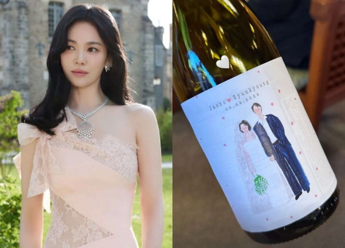 송혜교, 지인 결혼식 의리 인증
