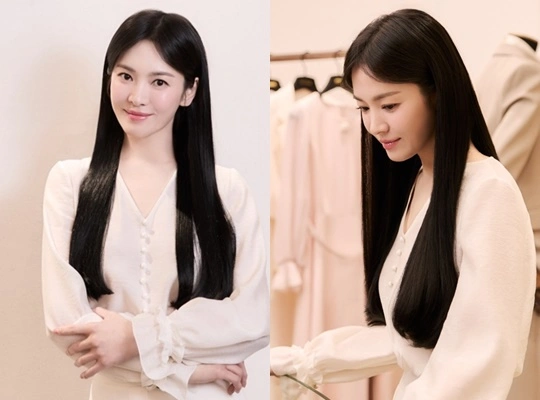 송혜교, 청순 긴 생머리 컴백