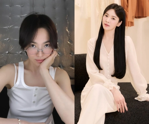 Song Hye Kyo's Innocent Long Straight Hair Comeback