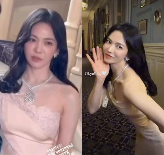 ソン・ヘギョ、シースルー女神ドレス姿に反響