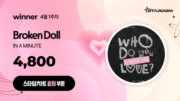 인어미닛 브로큰 돌 1위