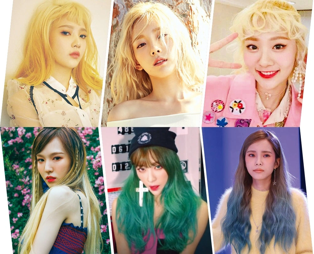 IU、ロングヘアのハーフアップ術