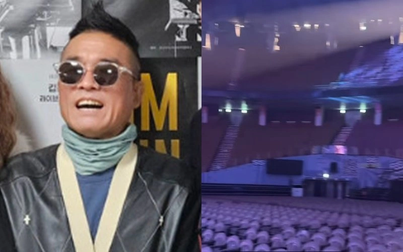 김건모 콘서트 객석 텅 빈 이유