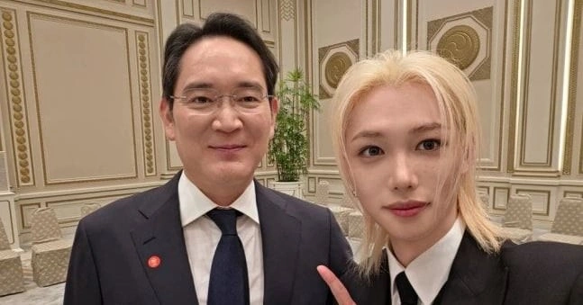 イ・ジェヨンとフィリックス、青瓦台での昼食会で笑顔