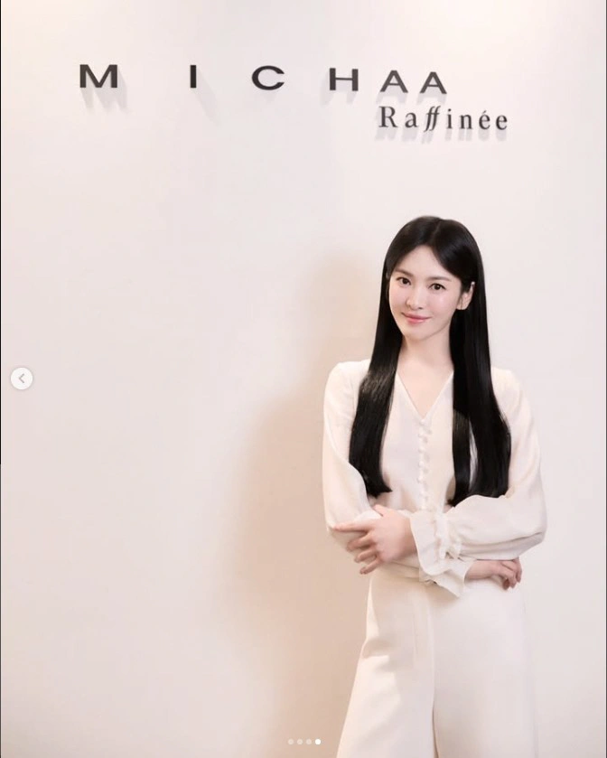 송혜교, 청순 긴 생머리 컴백