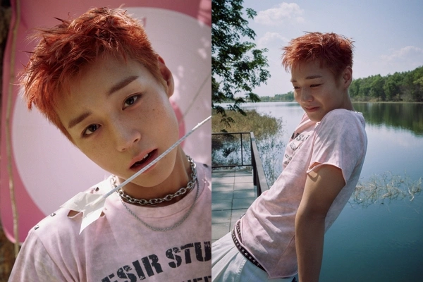 박지훈, 오렌지 머리 변신