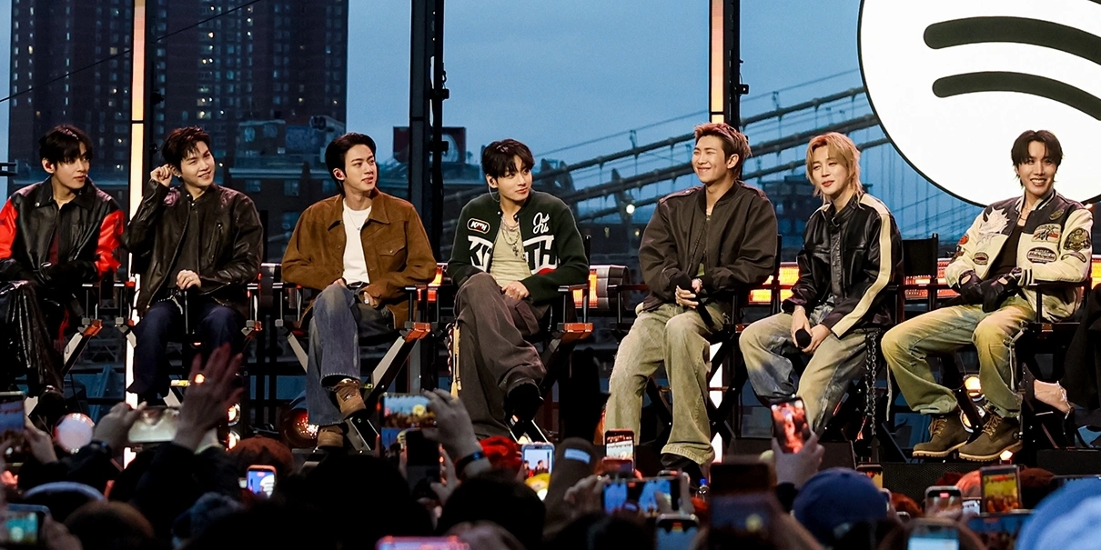 BTS、ニューヨークで「アリラン」大合唱