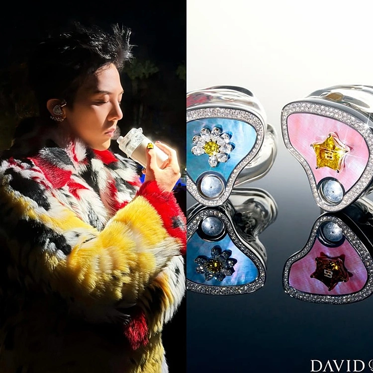 G-Dragon Coachella Diamond In-Ear Sparkles