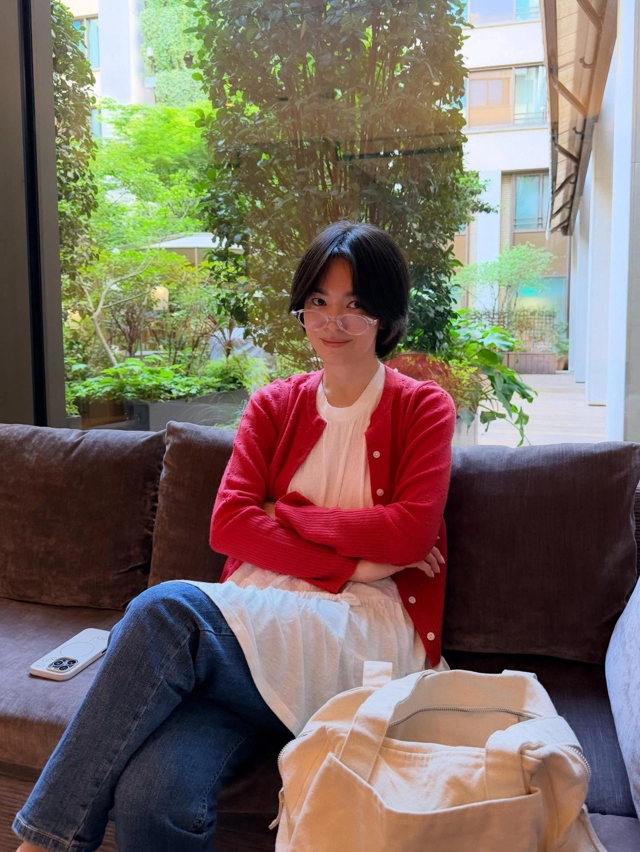 ソン・ヘギョ、メイク前後のギャップがすごい