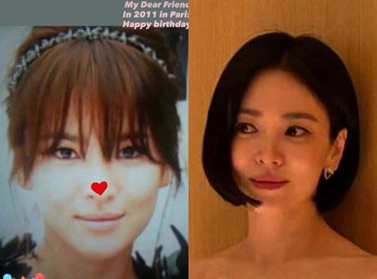 송혜교, 파리서 빛나는 미모