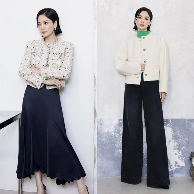 송혜교 미샤 화보 우아한 룩