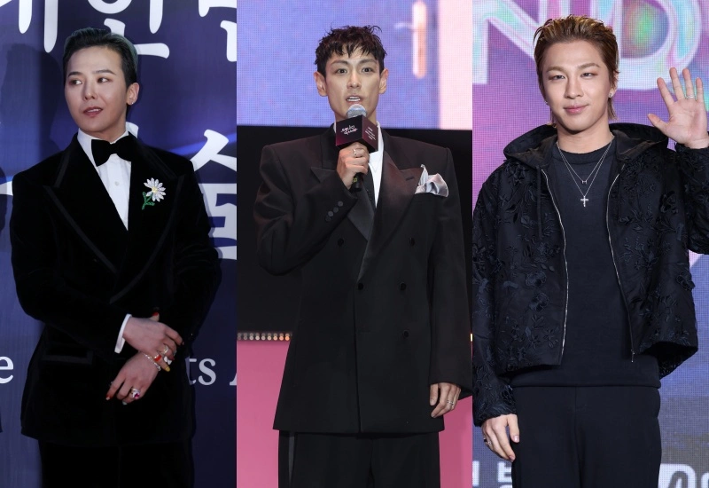 탑, 지드래곤 태양 공개 응원