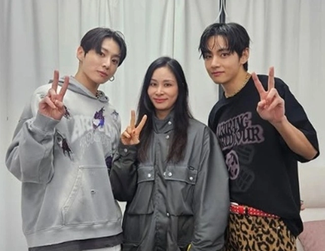 Jang Donggun & Ha Jiwon Spotted at BTS Concert