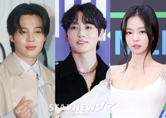 防弾少年団のジミンとジョングク、1位・2位を記録