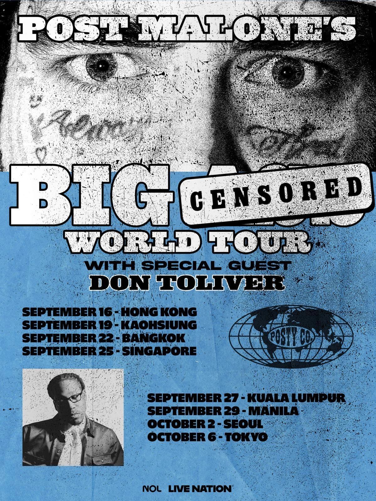 포스트 말론 3년 만의 내한