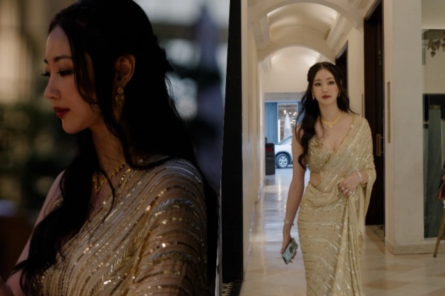 Kim Sarang's Sari Goddess Visuals Go Viral