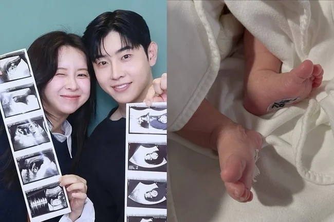 박현호, 딸 손발 자랑