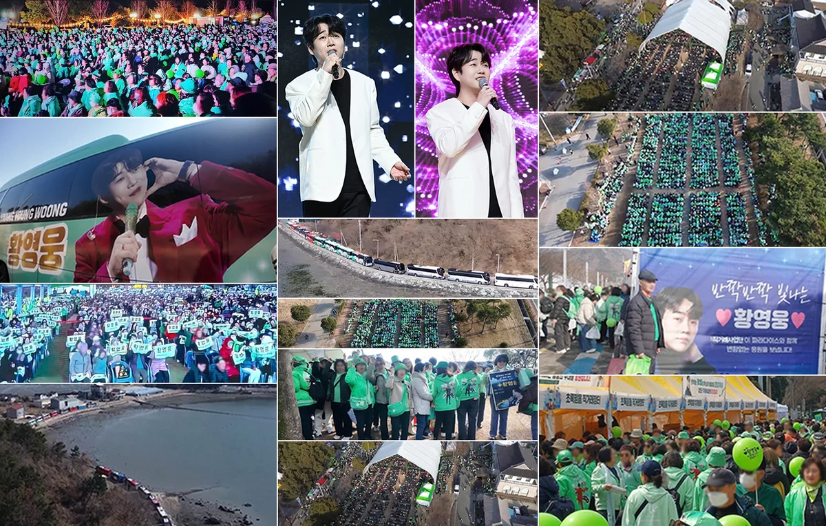 Hwang Young-woong bows deeply with tears in front of 10,000 people
