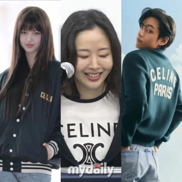 ミンヒジン氏のTシャツ、ダニエルと뷔を結びつける