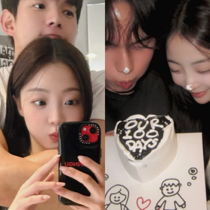 K-Drama Couple Kwak Min-kyung & Shin Seung-yong Celebrate 100 Days