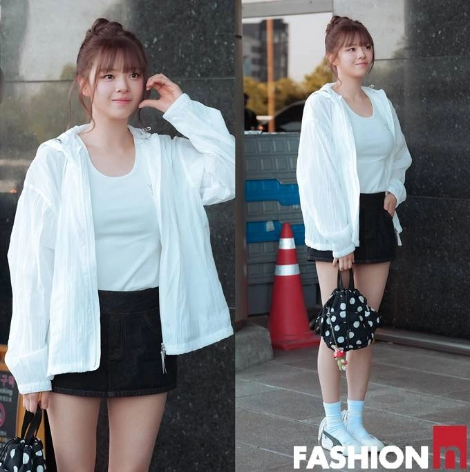 트와이스 정연, 여름 바람막이룩